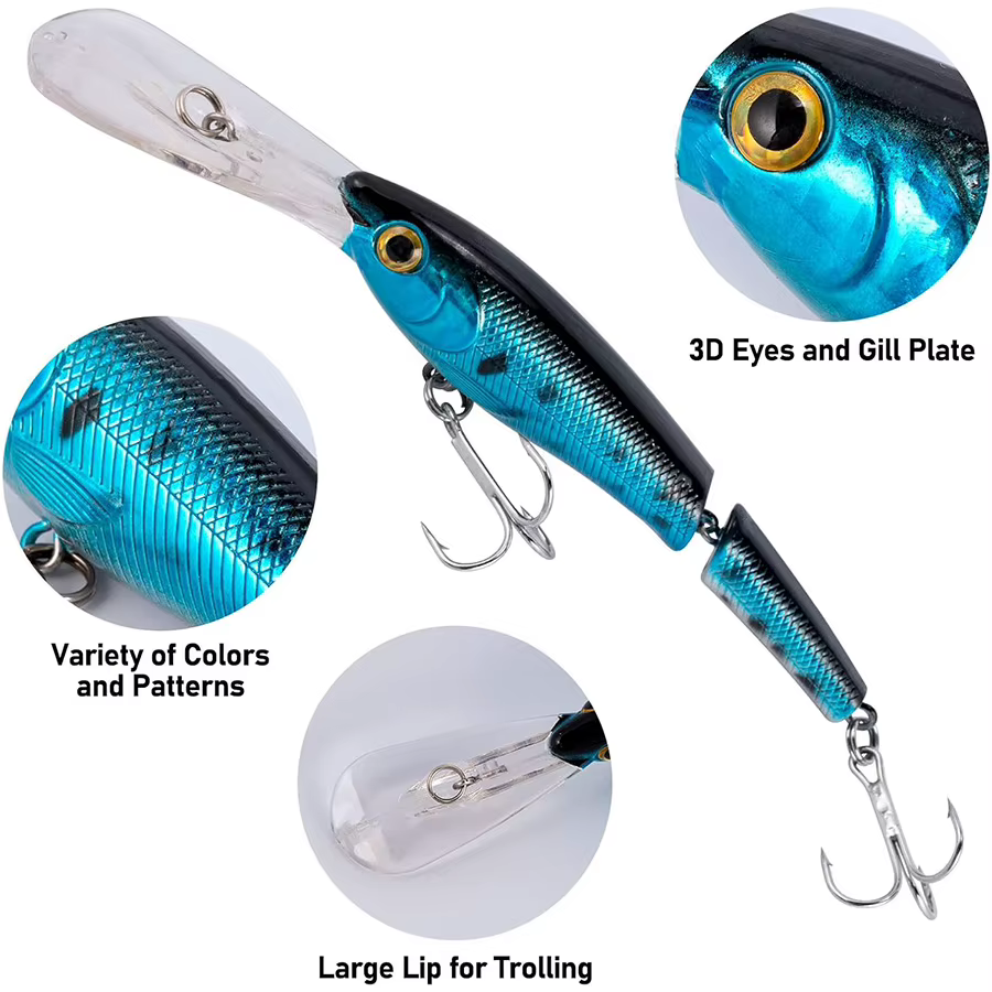 Jerkbait Minnow – Señuelo de superficie para lubina - imagen 3
