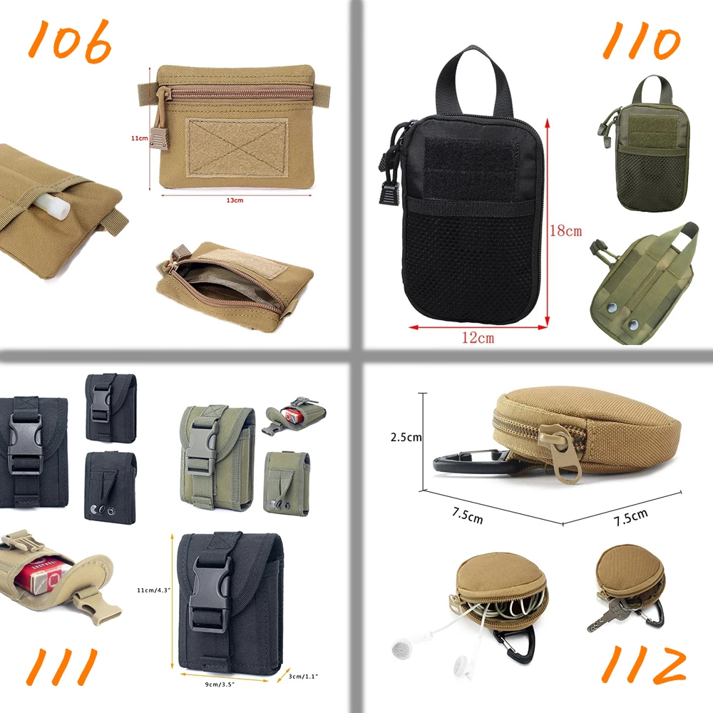 Riñonera de pesca Molle con cinturón – Bolsa para telefono - imagen 5