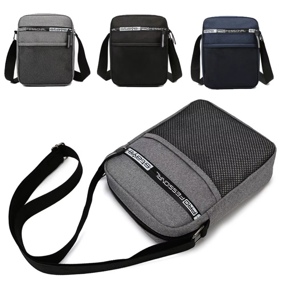 Bolso Bandolera para Hombre con Compartimento para Teléfono y Monedas - imagen 4