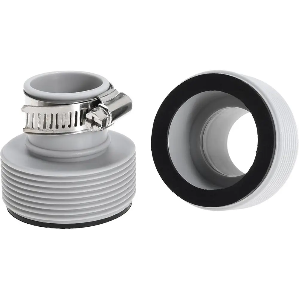 Adaptador de manguera Tipo B goma y metal para bomba filtro - imagen 4