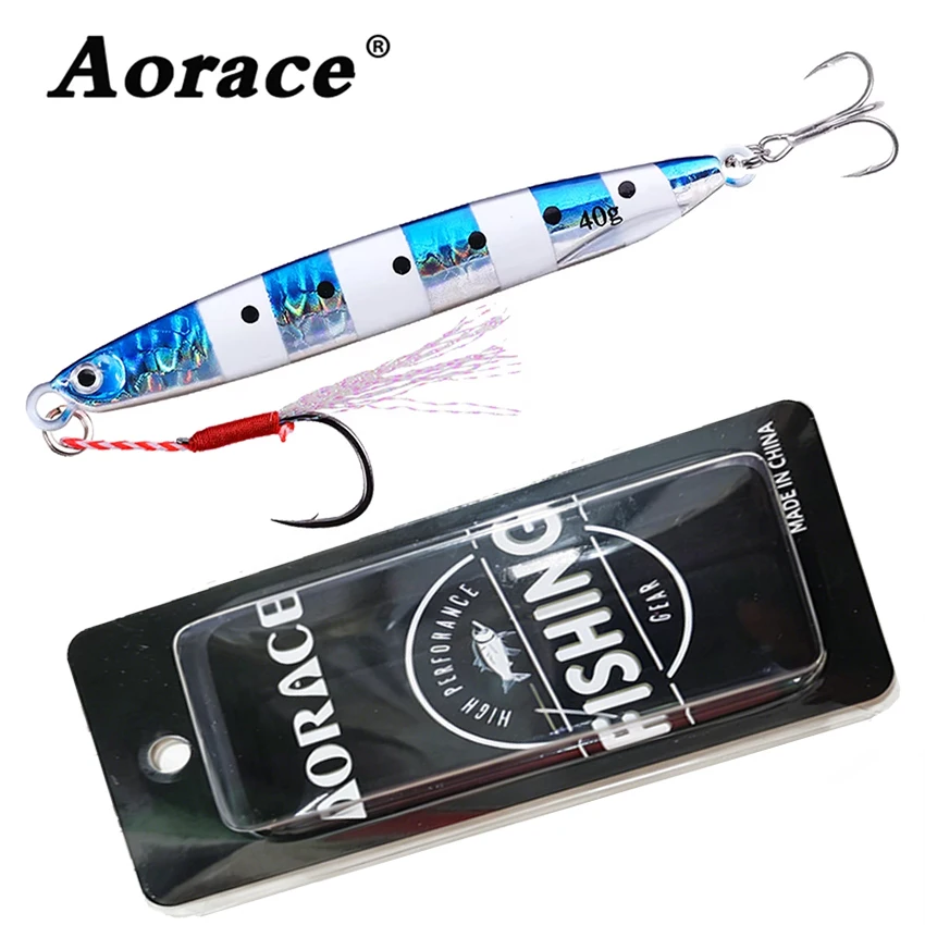 Aorace Metal Jig - Señuelo sinking 10-40g para Shore Jigging - imagen 3