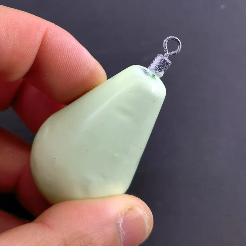 Plomos luminosos de pesca en forma de lágrima con diferentes pesos