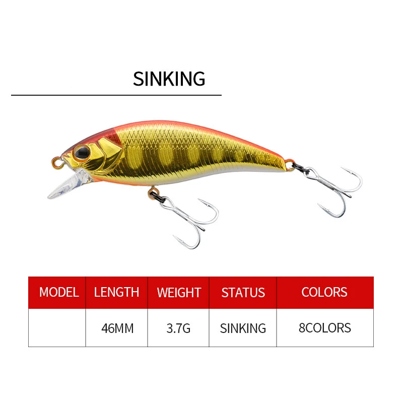 Vista lateral del señuelo Micro Minnow