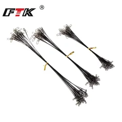 FTK Correas de acero anti-mordeduras para pesca con anzuelo