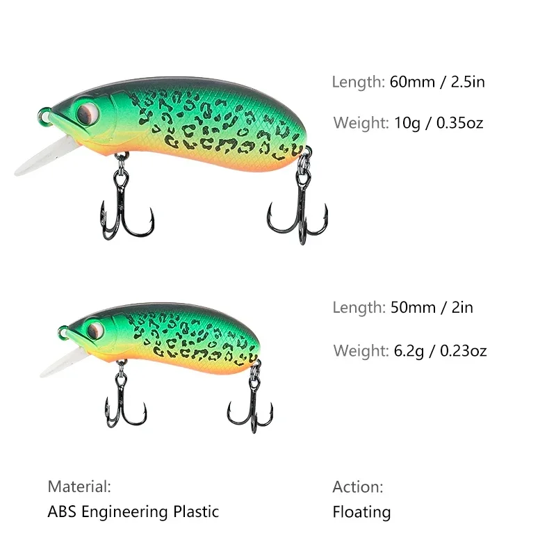 Señuelo de pesca cebo manivela pececillo artificial para trucha - imagen 5