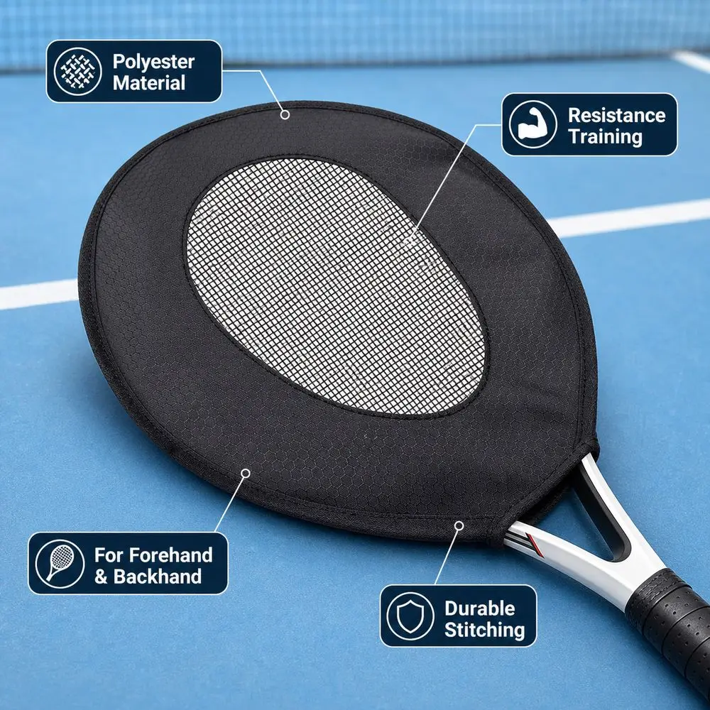 Funda Raqueta de Tenis – Protección Integral de Cabeza y Marco - imagen 2