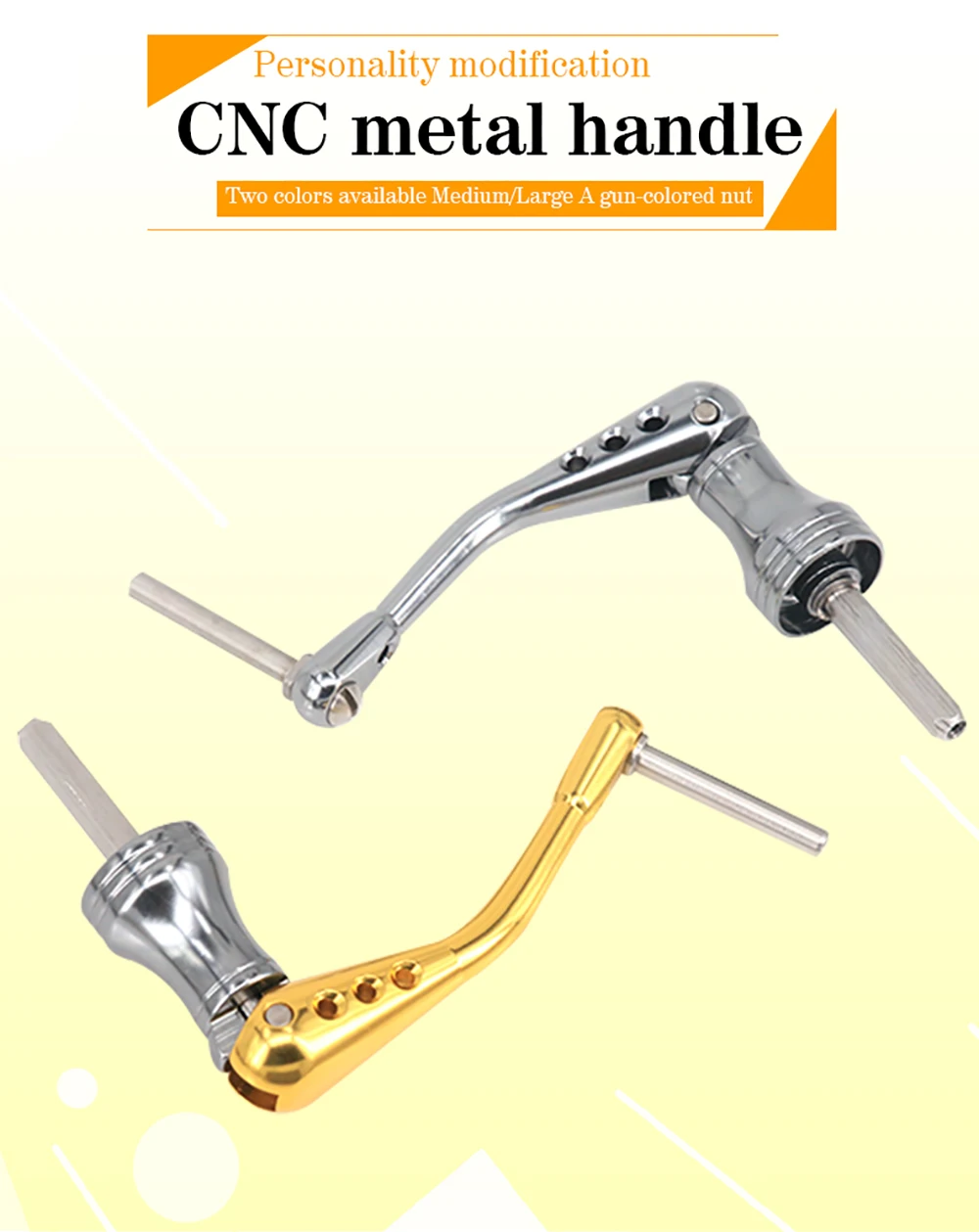 DEUKIO Mango Carrete CNC – Knob Aluminium pesca deportiva - imagen 5