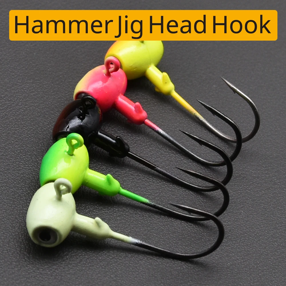 Anzuelo Jig Head martillo Mr.Lurion con púas para vinilo - imagen 4