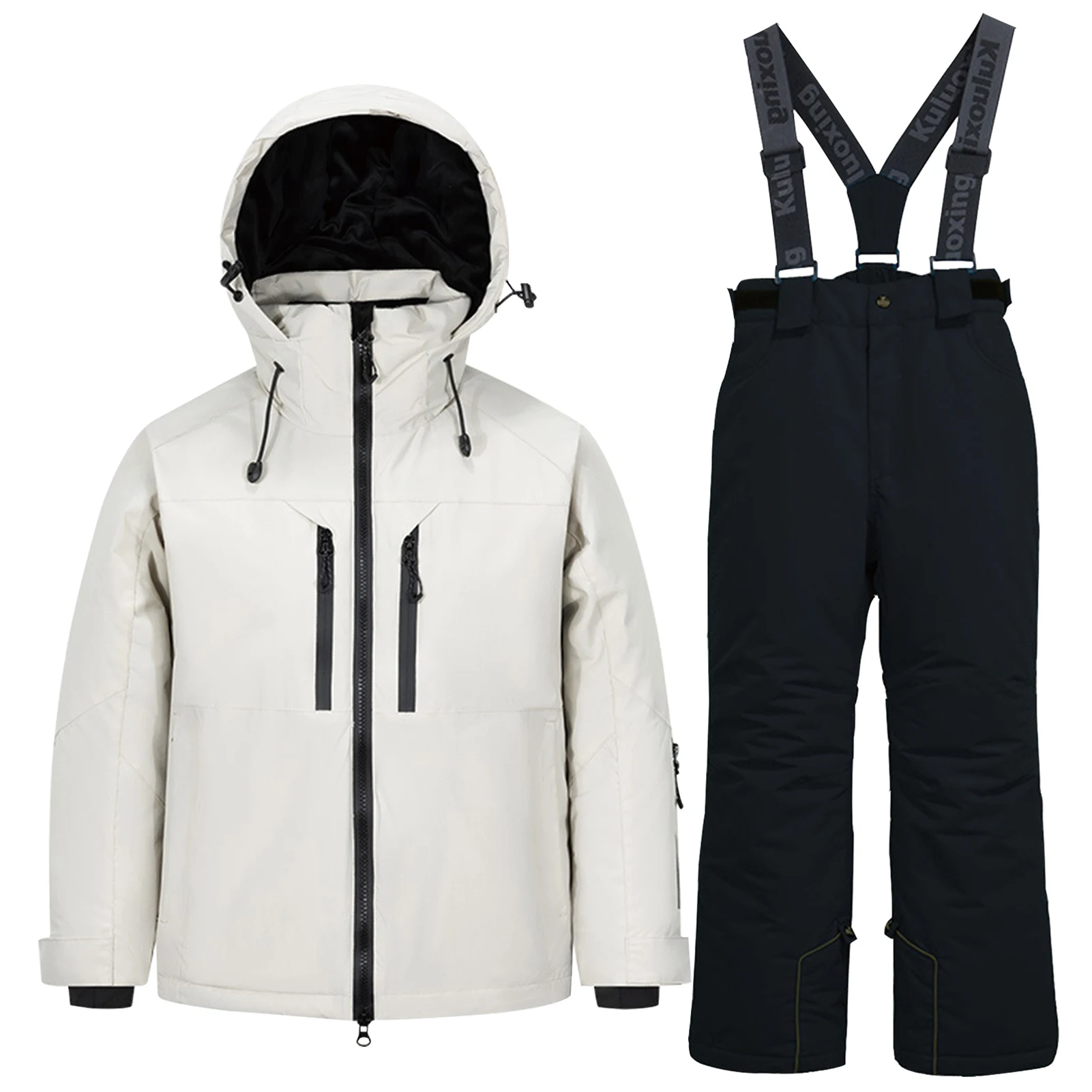 Traje de esquí impermeable infantil con chaqueta y pantalón - imagen 2