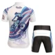 Conjunto de ciclismo infantil transpirable con pantalón acolchado