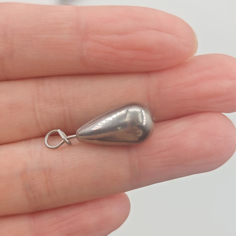 Plomada de tungsteno lágrima para anzuelo conector bala y peso extra - imagen 3