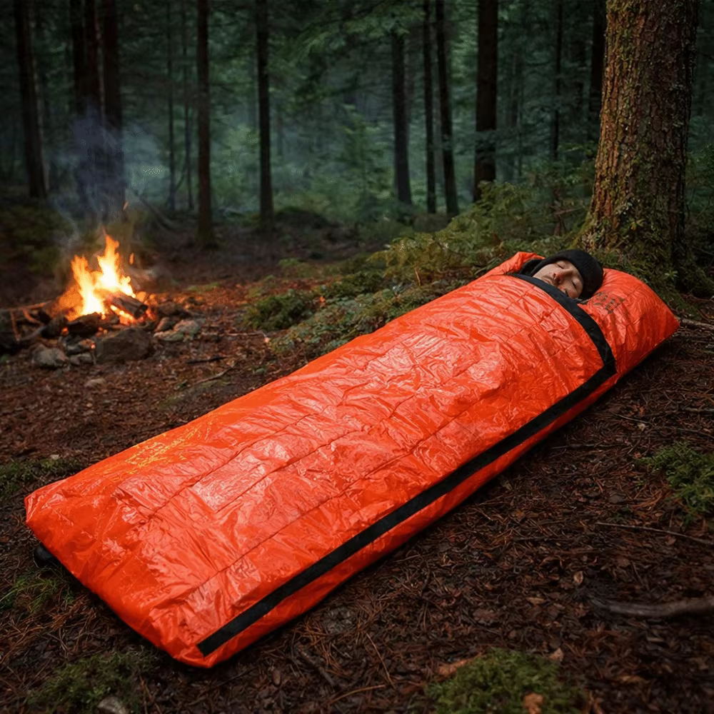 Saco de Emergencia Térmico Compacto e Impermeable