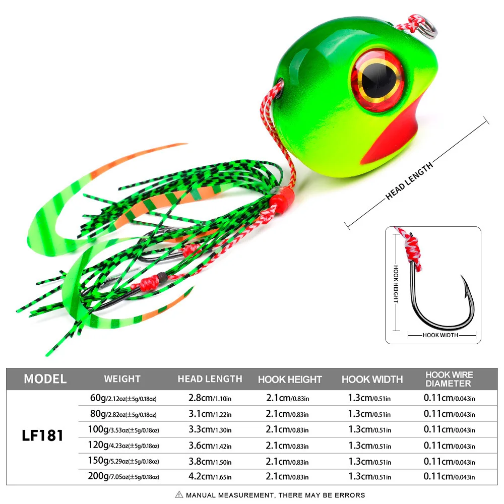 LHFSH Señuelo Jig Luminoso Pulpo doble anzuelo para calamar - imagen 2