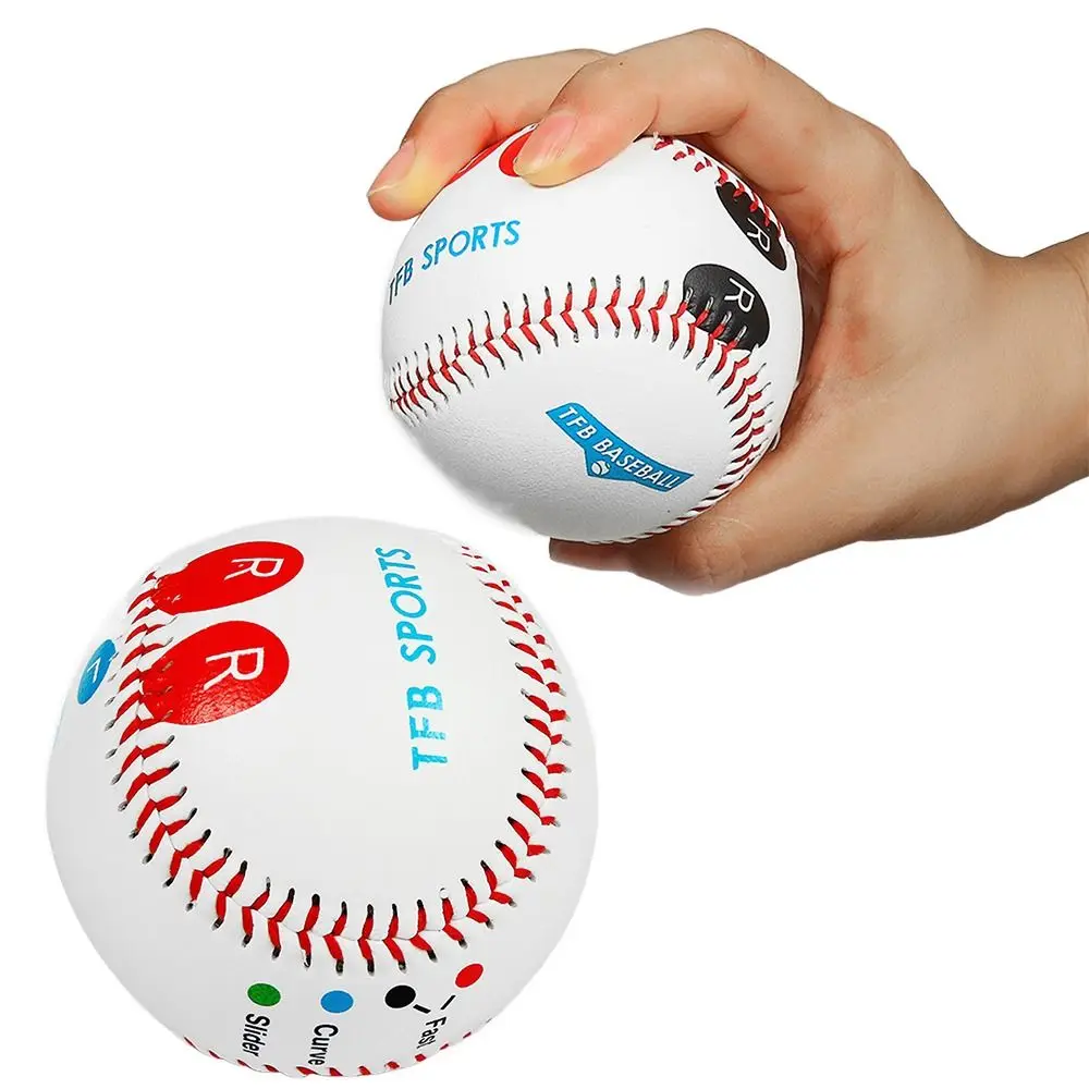 Marcadores de colocación de dedos en el béisbol de entrenamiento