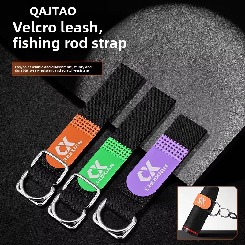 Sujeción Caña Pesca QAJTAO Hebilla Adhesiva Anti Pérdida