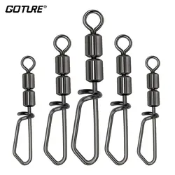 Goture Giratorios de Pesca Doble Rodamiento Acero Inoxidable