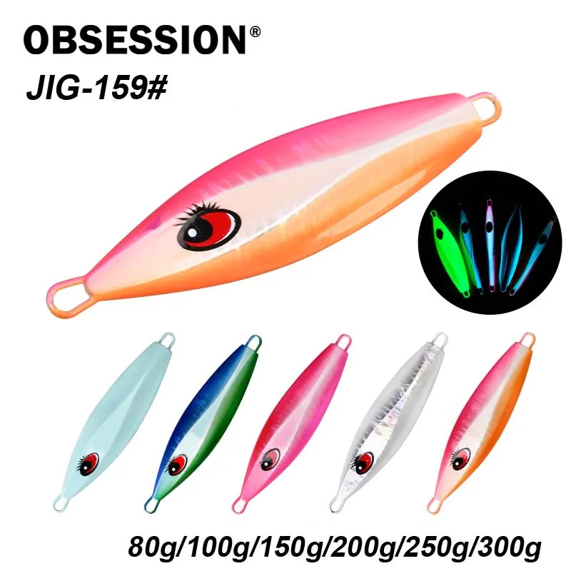 Obsession J159 Señuelo hundimiento lento para agua salada profundo