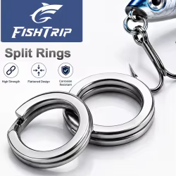 Anillas Cerradas Acero Inoxidable FishTrip para Pesca Marina
