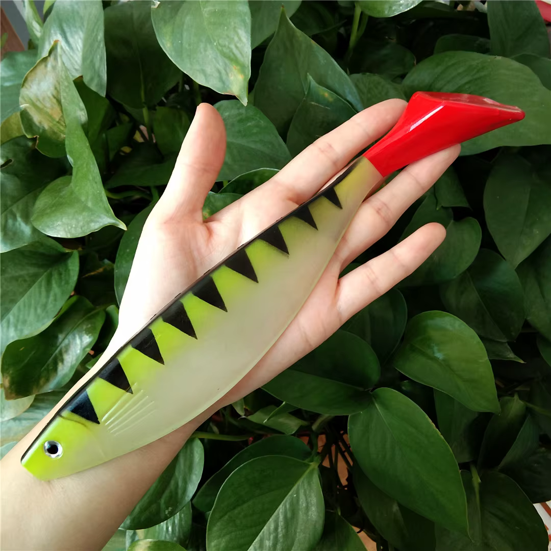 Señuelo Shad de vinilo Swolfy 23 cm – Cola de paleta lubina y lucio - imagen 3