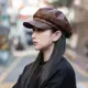 Boina PU octogonal retro con visera para exteriores estilo Hong Kong - imagen 4