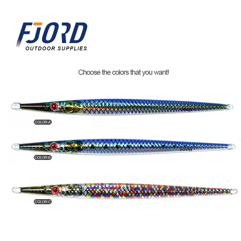 FJORD Needle Jig de Metal Hundimiento Rápido Lanzado Largo Vertical - imagen 3