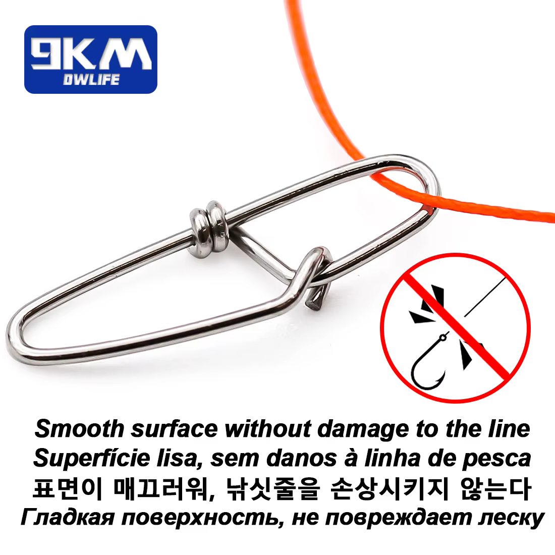 Snap de acero inoxidable 9KM – Conector rápido para agua salada - imagen 4
