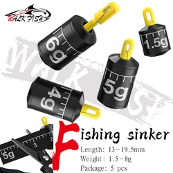 Plomos de pesca desmontables Walk Fish con reemplazo rápido