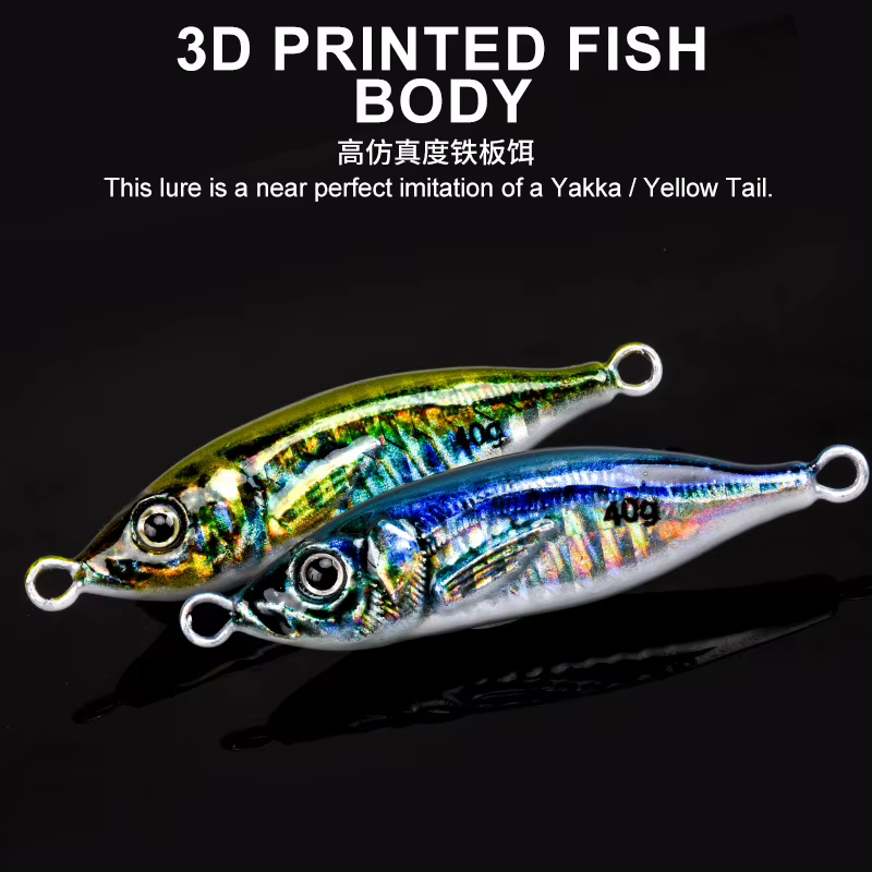 Teaser J93 Jig de Pesca en el Mar – Metal Impresión 3D Láser - imagen 5