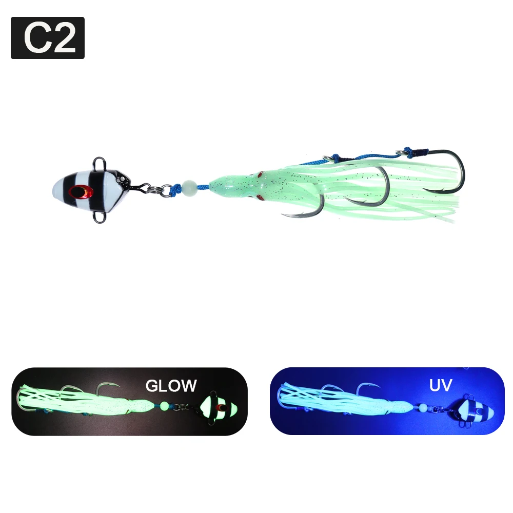 Anzuelo jigging metálico Kabura – hundimiento para pesca de fondo - imagen 4