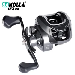 Grag Carrete de Pesca Baitcasting Dentado - 7,2:1, Arrastre 10 kg