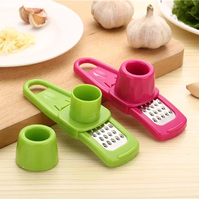 Prensador de ajo manual con rallador y pelador - Cortador de cocina - imagen 5