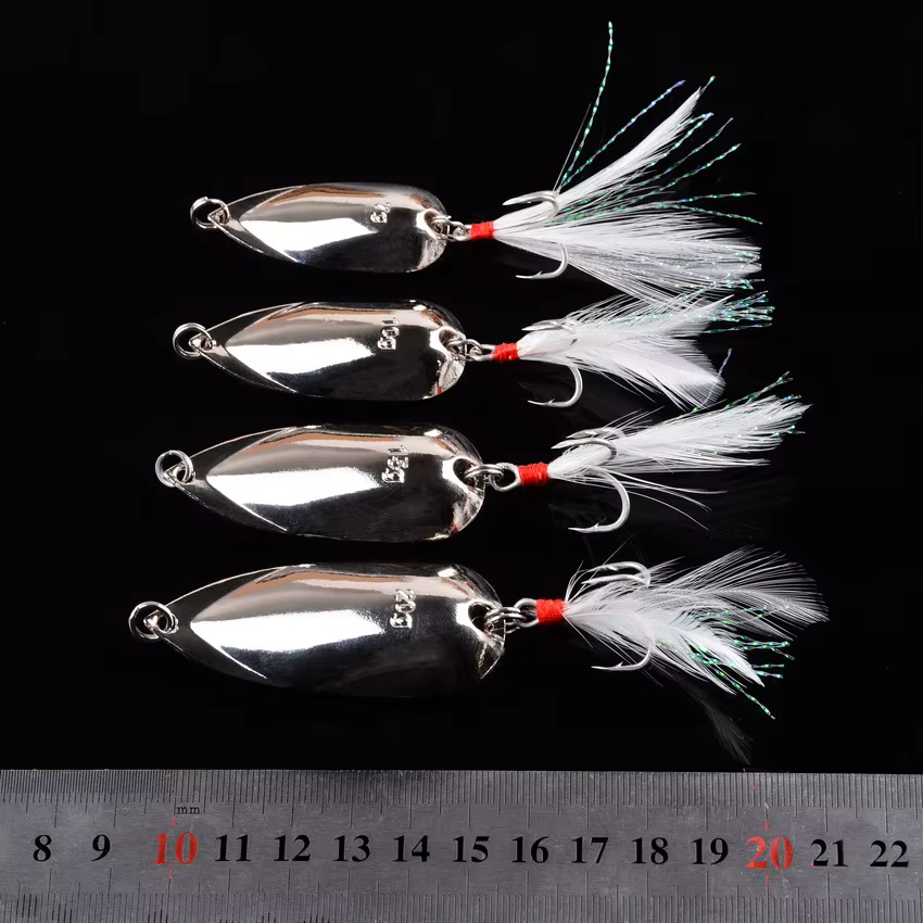 Señuelo Wobbler metálico – Acción oscilante para lubina - imagen 3