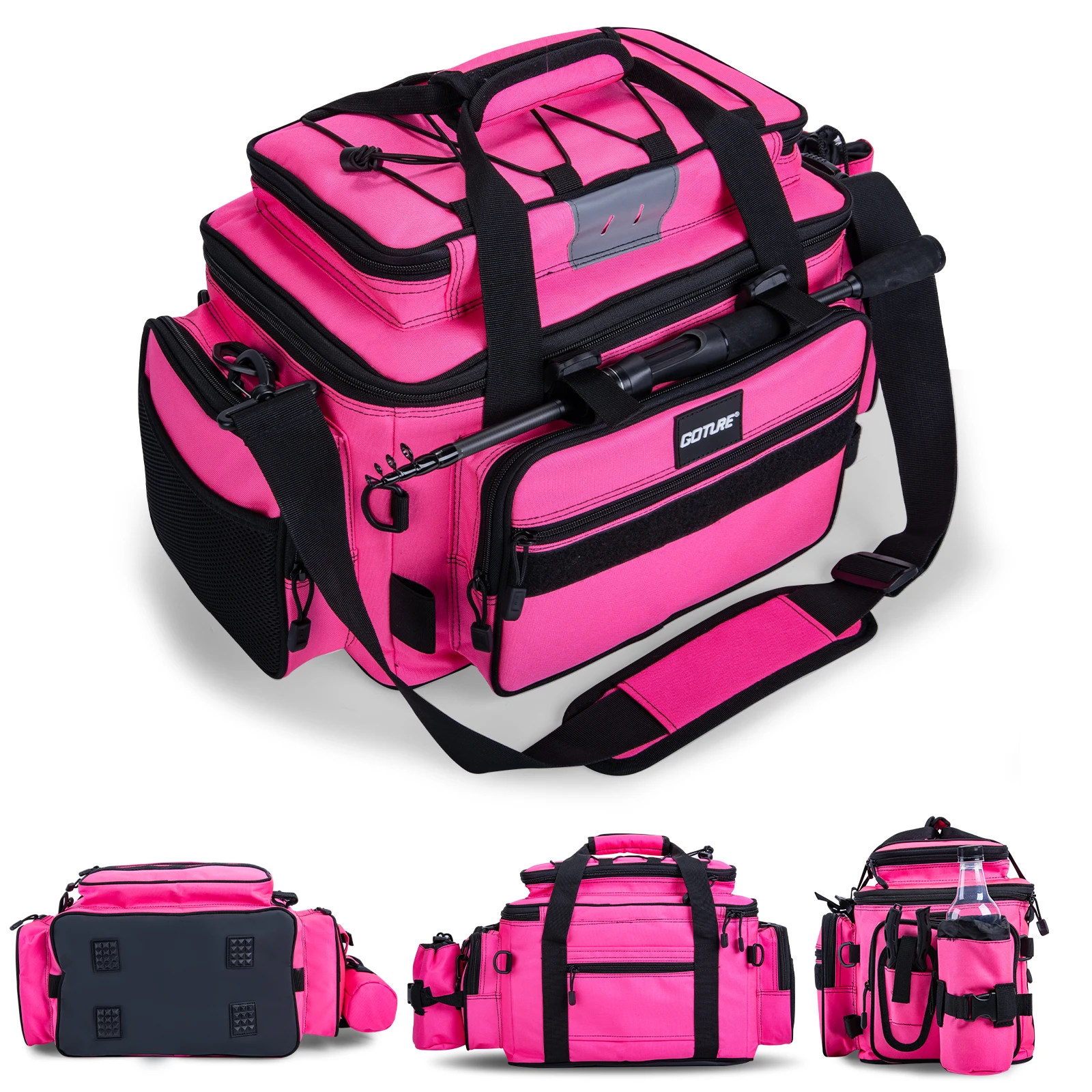 Goture Bolsa de pesca impermeable – Mochila táctica gran capacidad