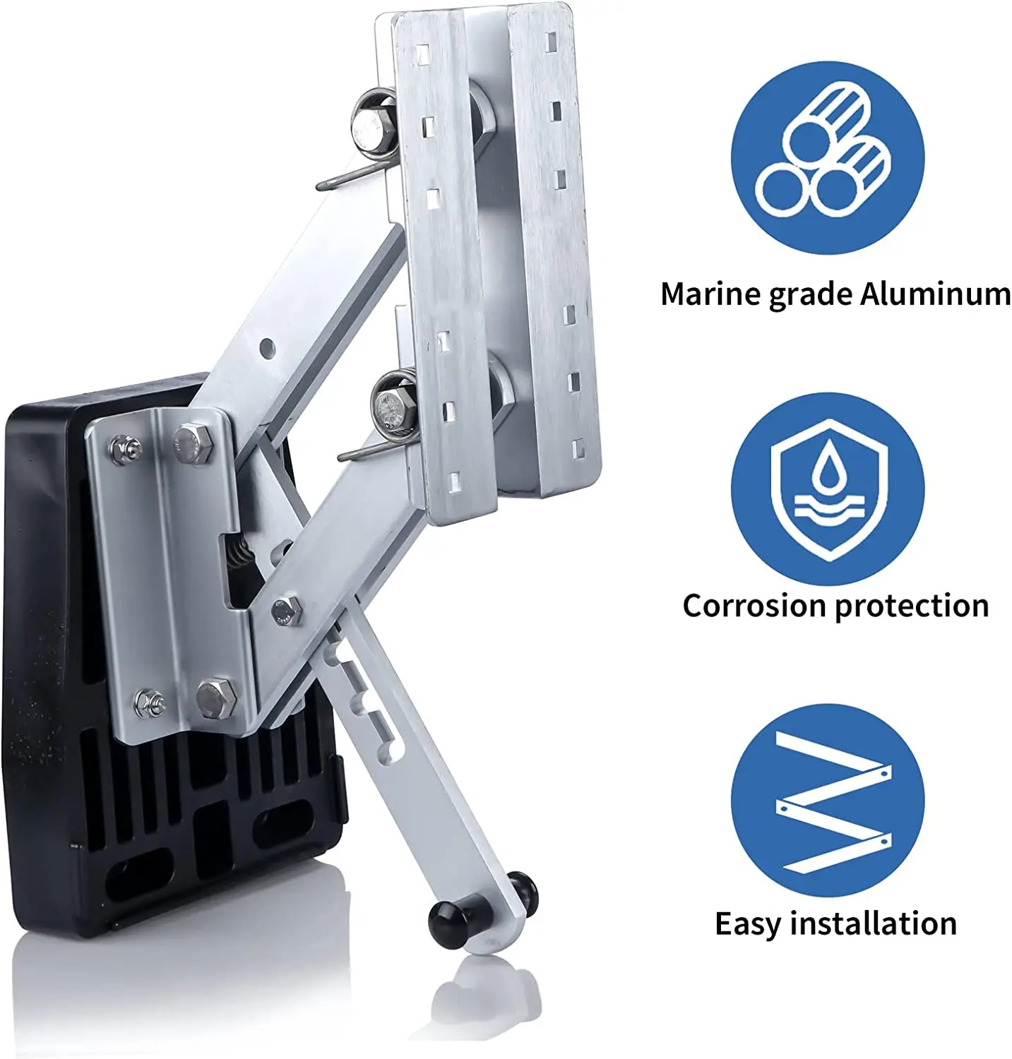 Soporte aluminio fueraborda marino hasta 20HP - imagen 2