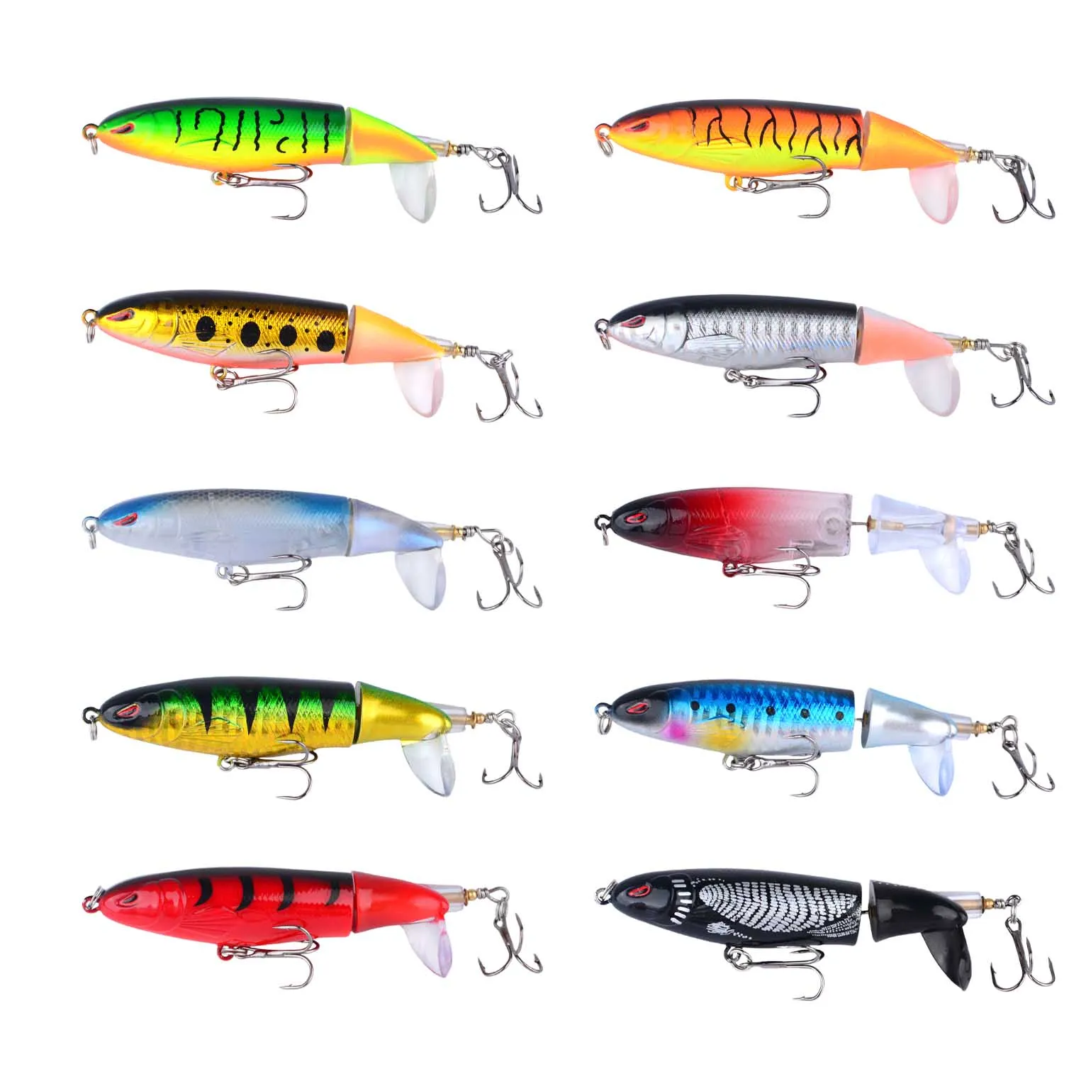 Señuelo Whopper Popper Topwater vista frontal