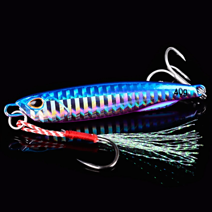Jigs de metal para lubina y trucha – señuelo duro de arrastre marino - imagen 3