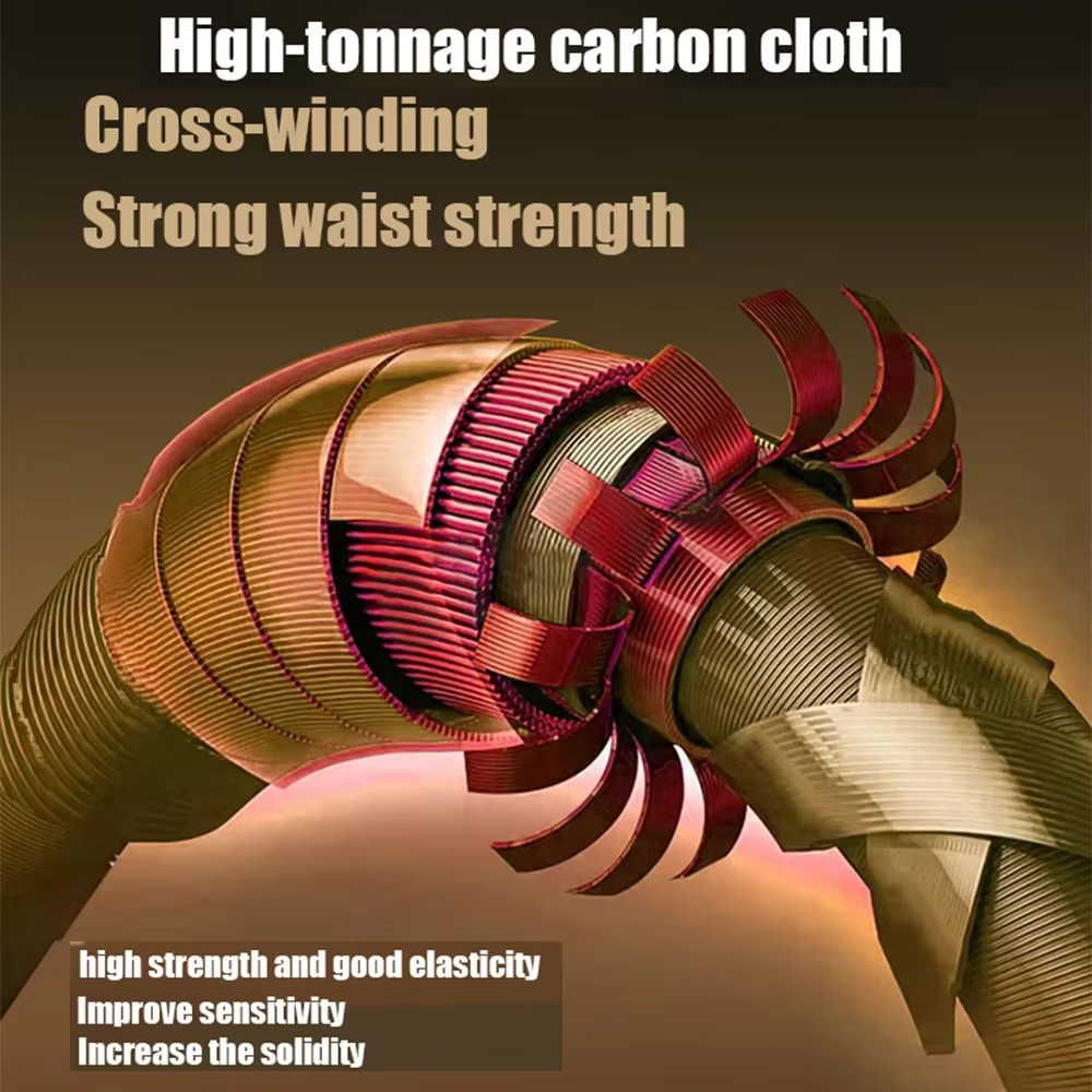 Caña Tenkara Plegable de Carbono – para lagos y arroyos - imagen 4