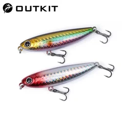 OUTKIT Crankbait Topwater - Señuelo flotante superficie