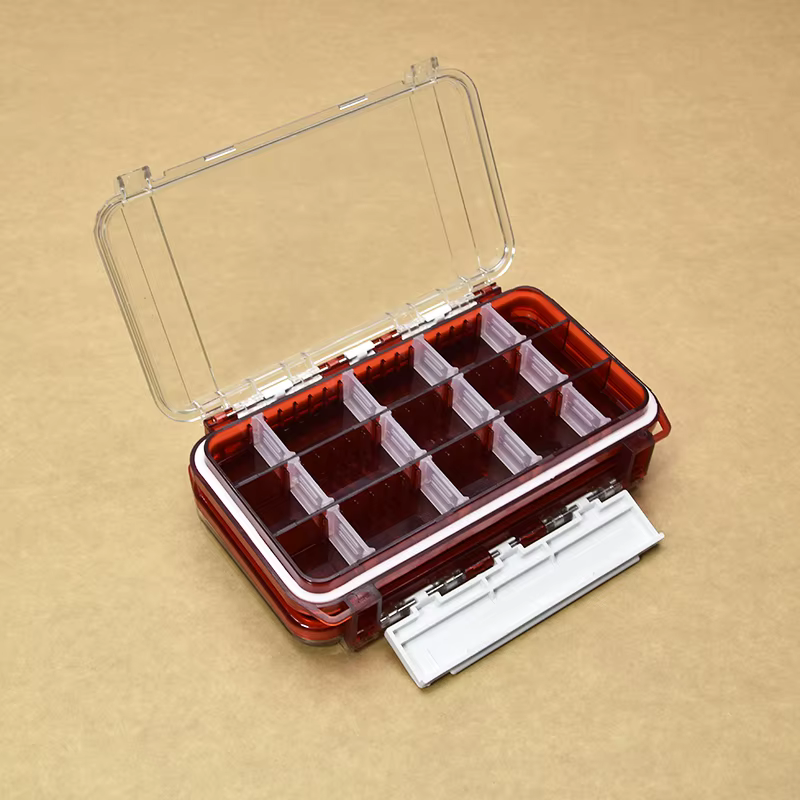 Caja de aparejos impermeable para pesca con mosca y carpa - estuche - imagen 5