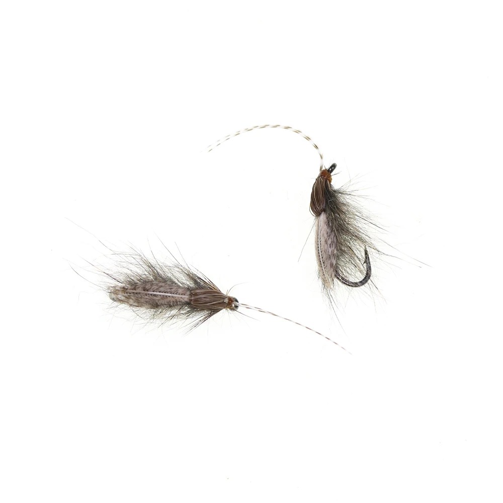 Mosca seca tipo Caddis flotante pelo de alce para trucha y gris - imagen 5