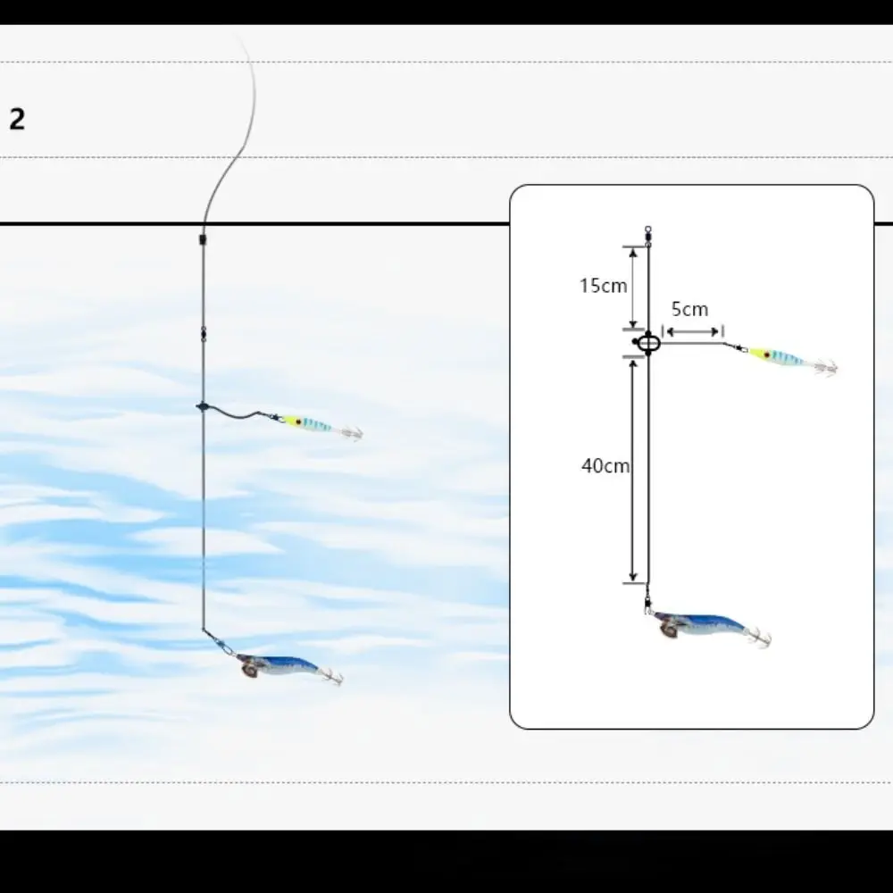 Señuelo de camarón con acabado realista