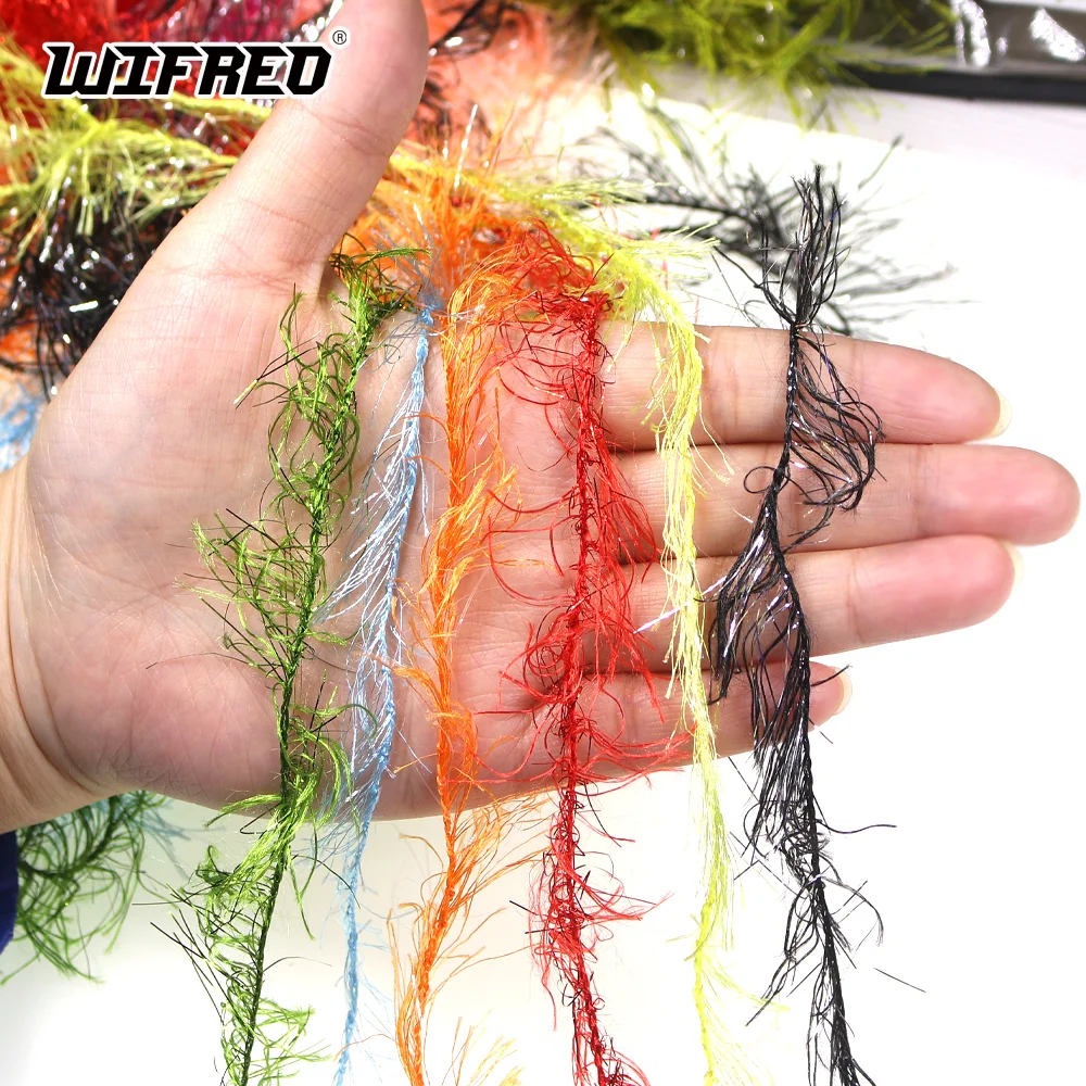 Material de hackle extremado en colores vivos
