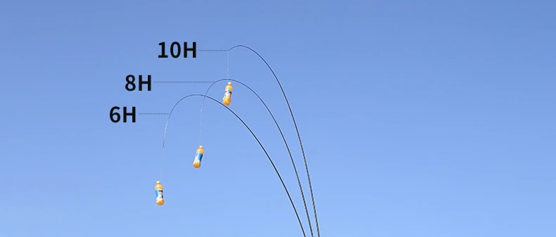 Caña desmontada en fundas