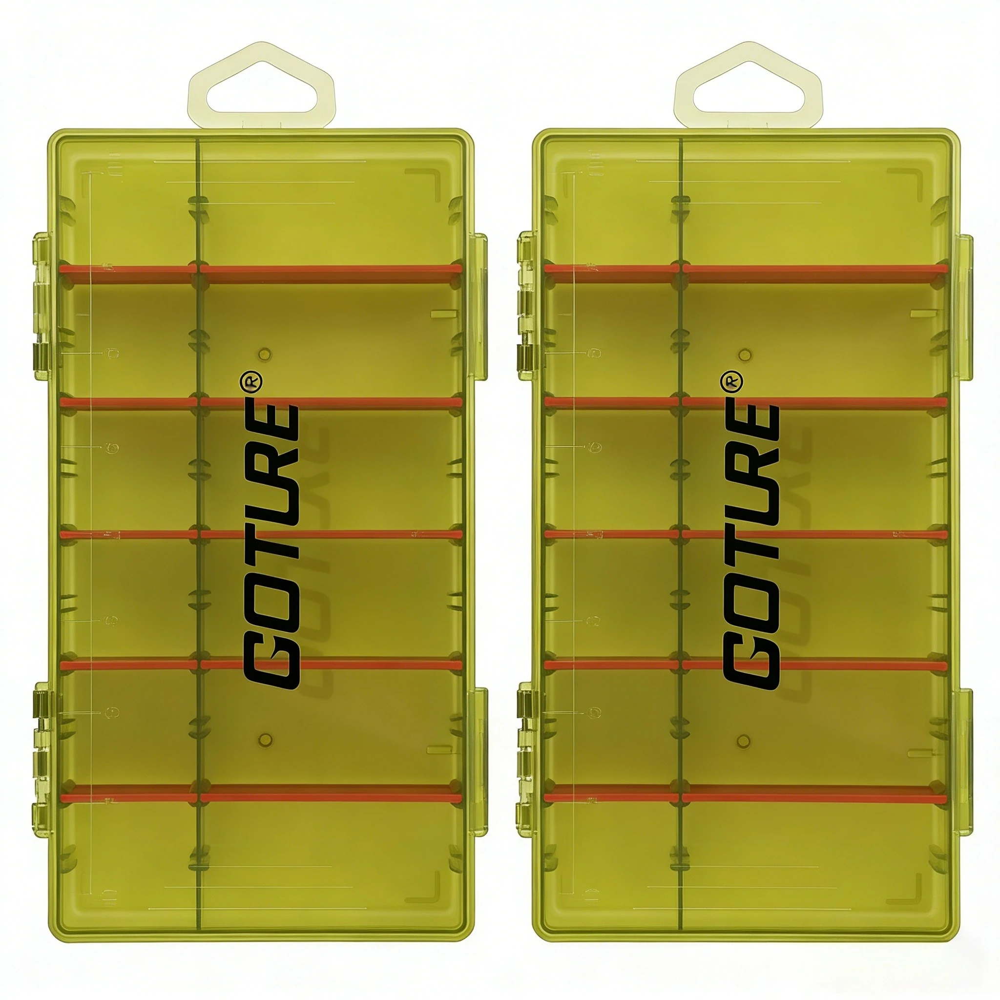 Caja organizadora transparente Goture para aparejos de pesca - imagen 2