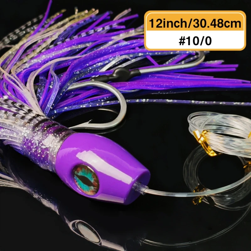 Señuelo de 10 y 12 pulgadas para distintas condiciones de pesca