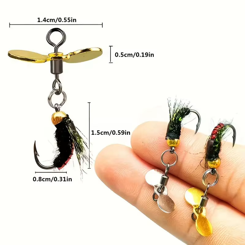 Mosca Seca Abeja – Patrón para Trucha y Lubina - imagen 3