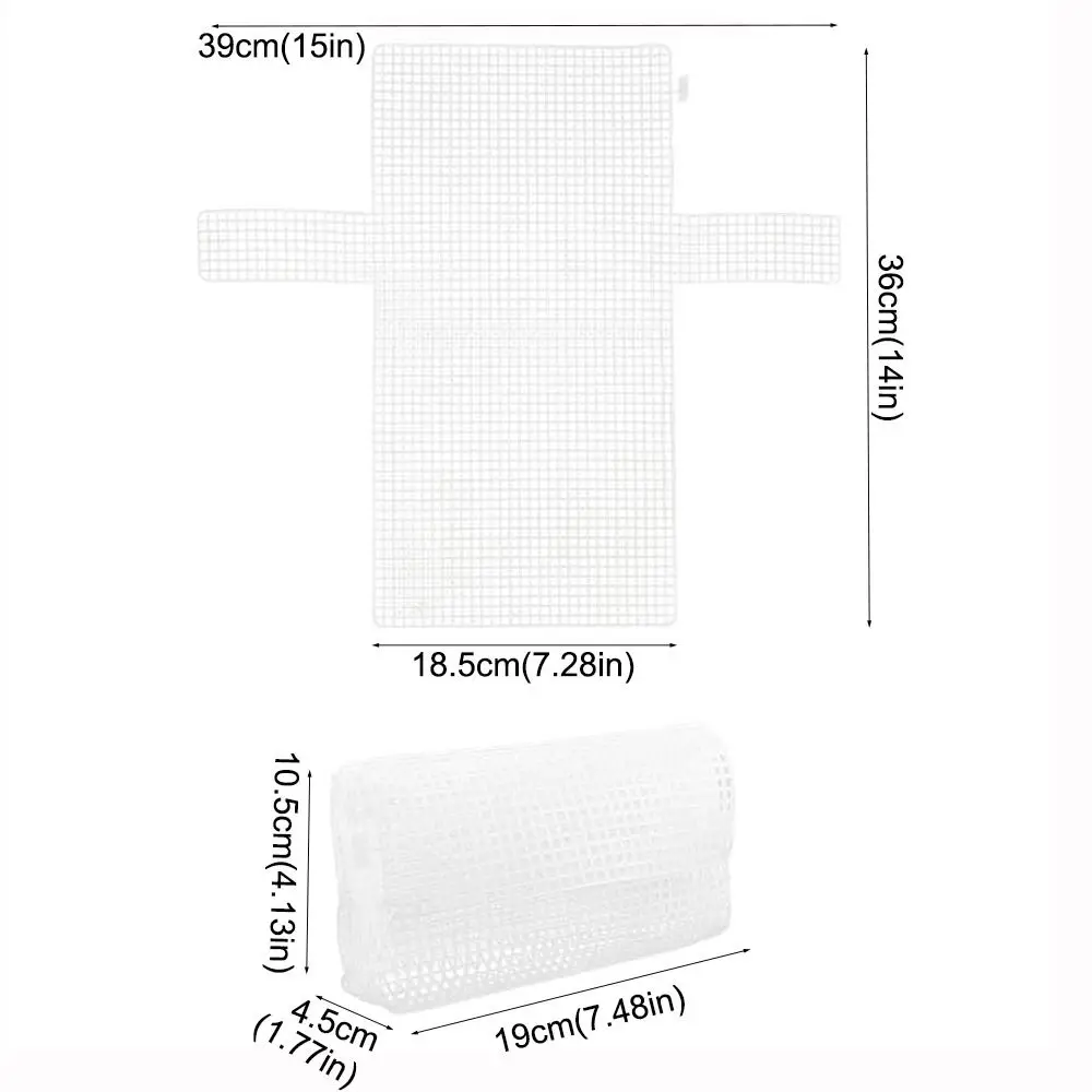 Kit red plástica tejida a mano para bolsos, accesorio práctico - imagen 4