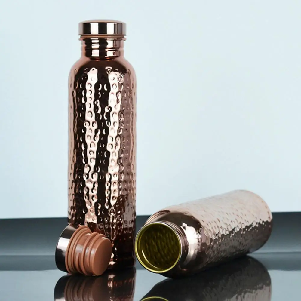 Botella agua cobre patrón martillo para pesca - imagen 5