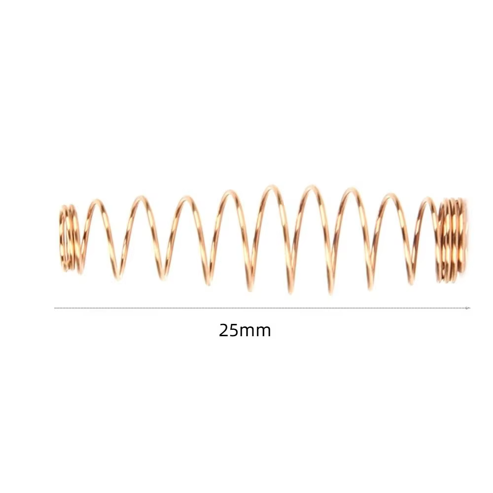 Pack de resortes helicoidales dorados para reparación de piano
