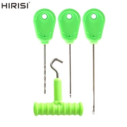 Agujas para enhebrar cebo carpa Hirisi BT06 con caja de almacenamiento